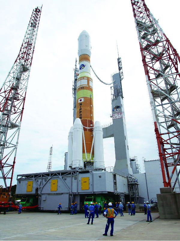 ロケットに燃料補給